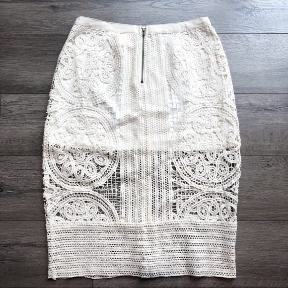 *SOLD* Anthropologie Maeve Crochet Skirt - Picture 3 of 9
